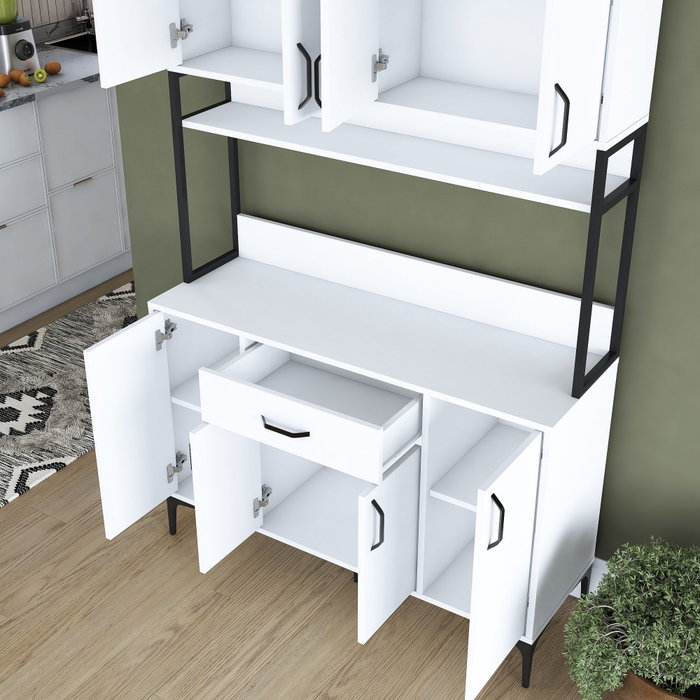 Hanah Home Armario Multiusos Blanco 120x198,6x40 cm